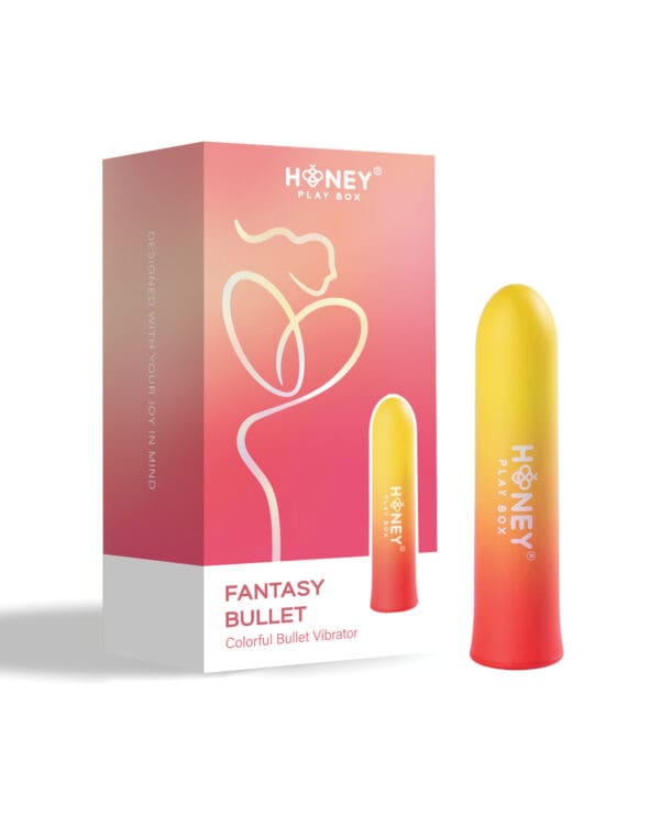 Fantasy Color Gradient Bullet Vibrator - Yellow - Image 5
