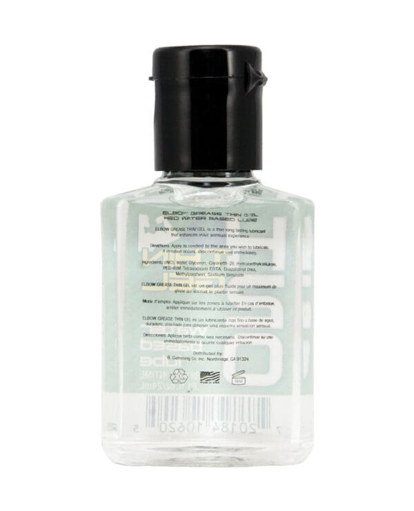 Elbow Grease H2O Thin Gel - 24 ml - Image 2
