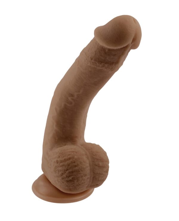 Selopa Natural Feel 7" Flexskin Dildo - Dark - Image 3