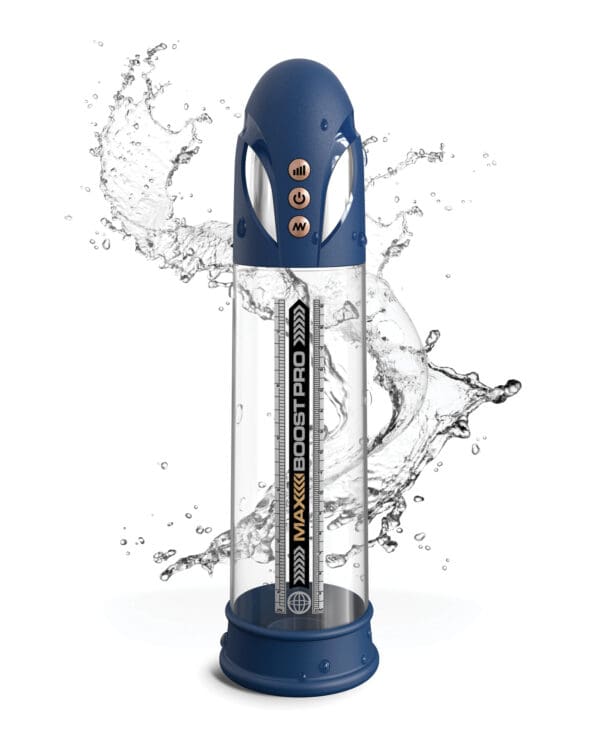 Pump Work Max Boost Pro - Blue/Clear - Image 2