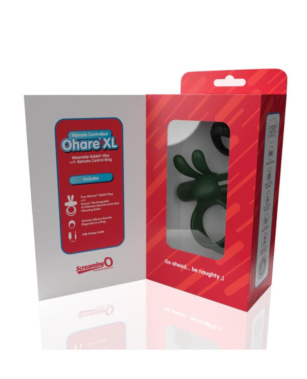 Screaming O Ohare Remote Controlled Vibrating Ring - XL Green - Image 4