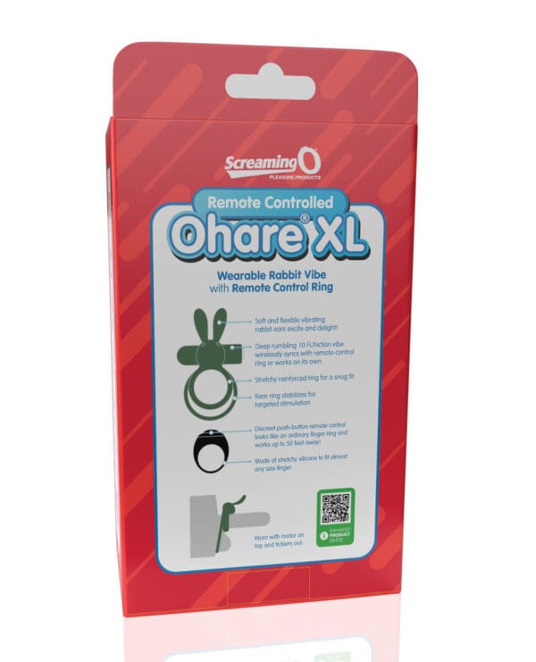 Screaming O Ohare Remote Controlled Vibrating Ring - XL Green - Image 5