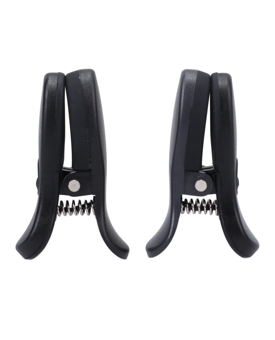 Merci Vibro Grippers Rechargeable Vibrating & Wireless Nipple Clamps - Black - Image 2