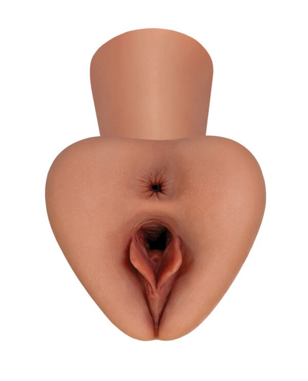 PDX Plus Pick Your Pleasure Pussy Stroker - XL Brown - Image 2