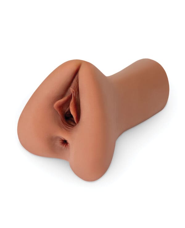 PDX Plus Pick Your Pleasure Pussy Stroker - XL Brown - Image 3