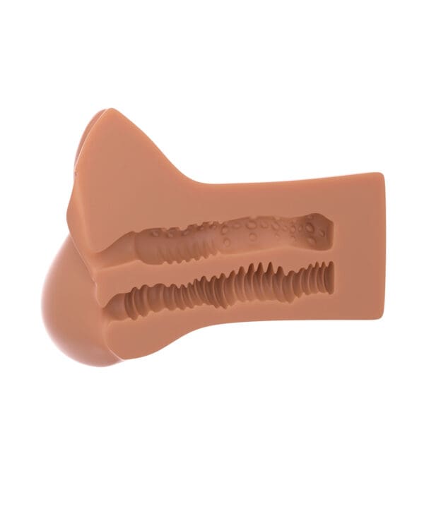 PDX Plus Pick Your Pleasure Pussy Stroker - XL Brown - Image 4