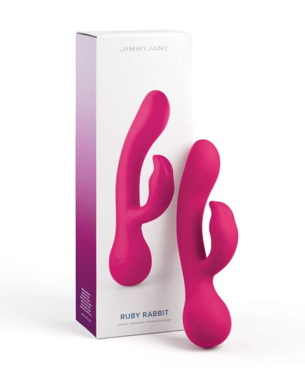 JimmyJane Ruby Rabbit - Pink - Image 5