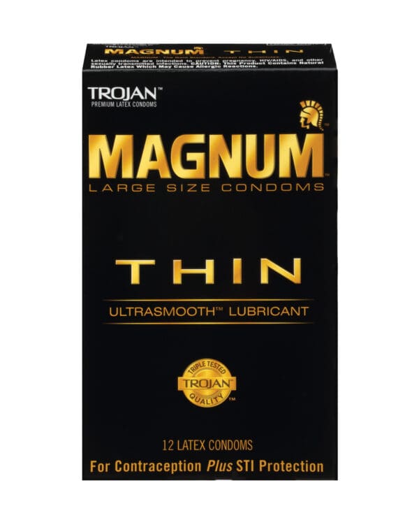 Trojan Magnum Thin Condom - Pack of 12 - Image 2
