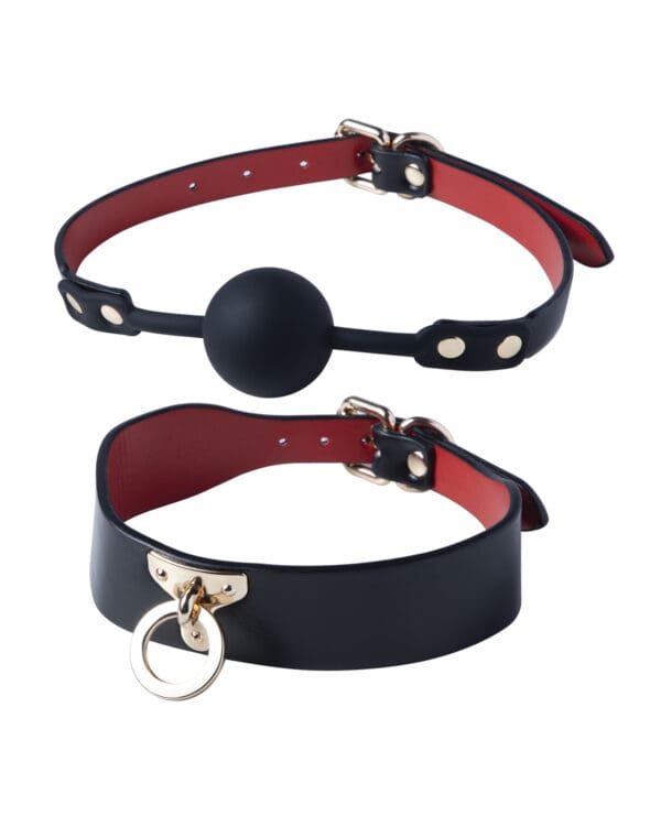 Kinky Play Box BDSM Kit 5 Piece Bondage Set - Black - Image 3