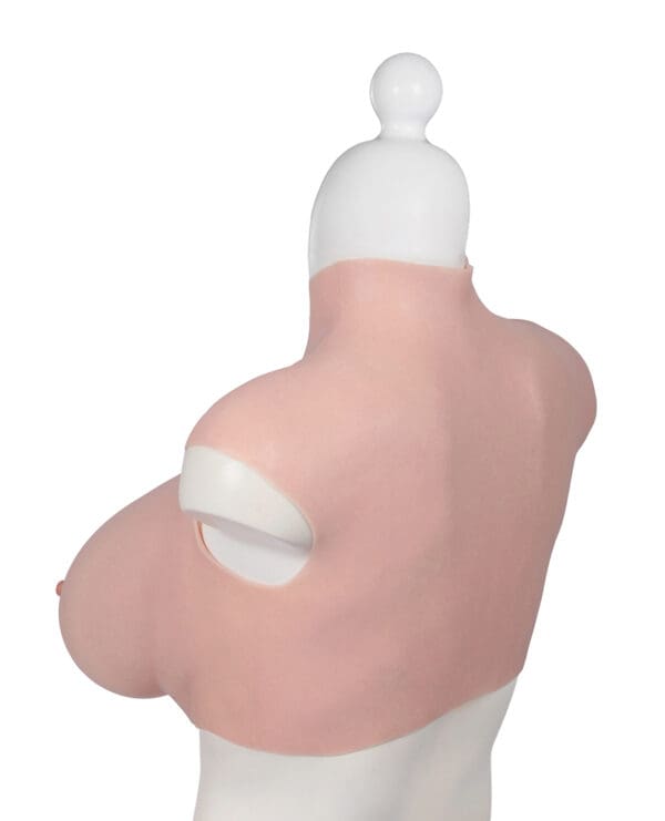 XX-DREAMTOYS Ultra Realistic H Cup Breast Form Extra Large - Ivory - Image 5