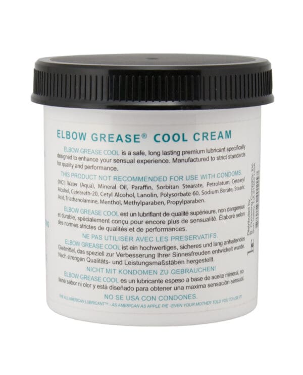 Elbow Grease Cool Cream - 15 oz jar - Image 2