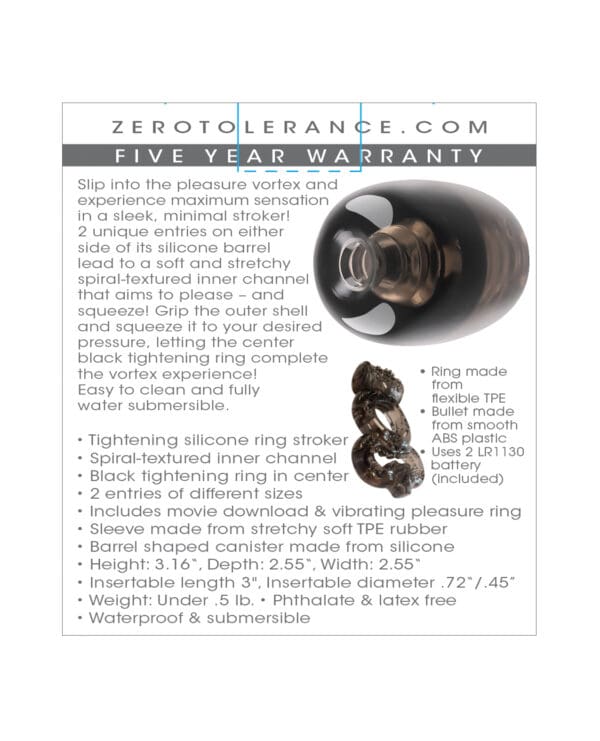Zero Tolerance Stroke To Go - Black - Image 5