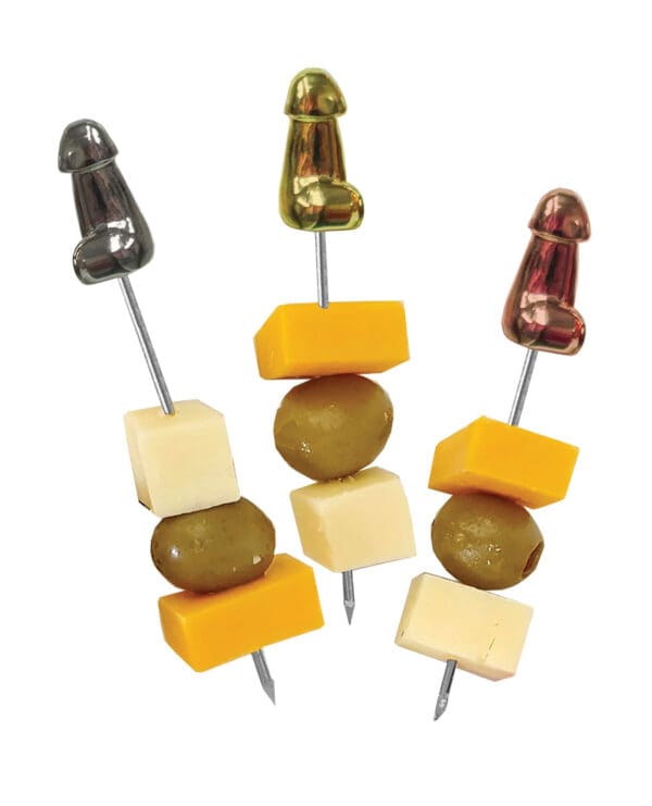 Glitterati Penis Hor D'Oeuvre Picks - Set of 6 - Image 3