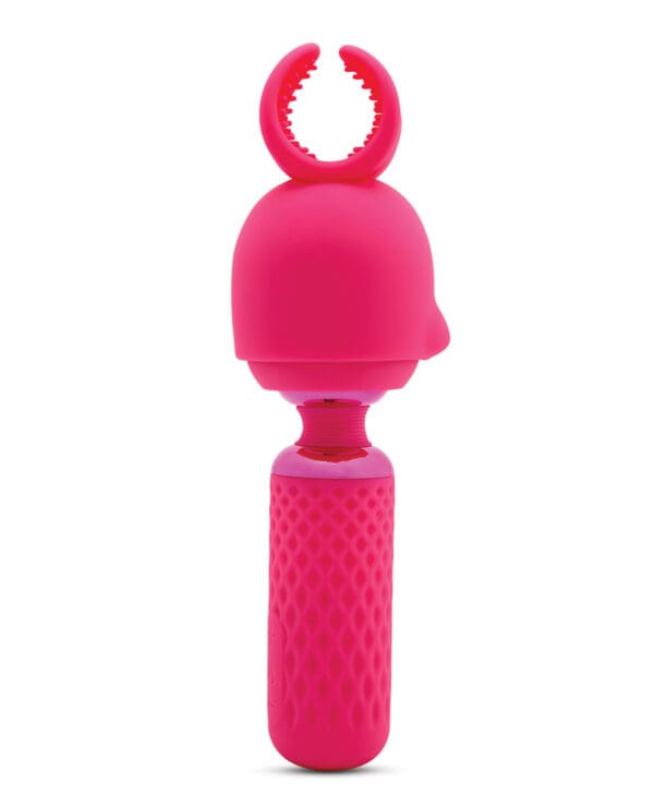 Nu Sensuelle Harlow Mini Wand w/Masturbator Attachment - Pink - Image 5