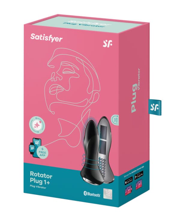 Satisfyer Rotator Plug 1+ - Black - Image 5