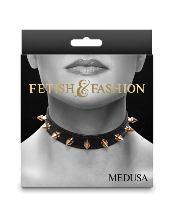 Fetish & Fashion Medusa Collar - Black - Image 2