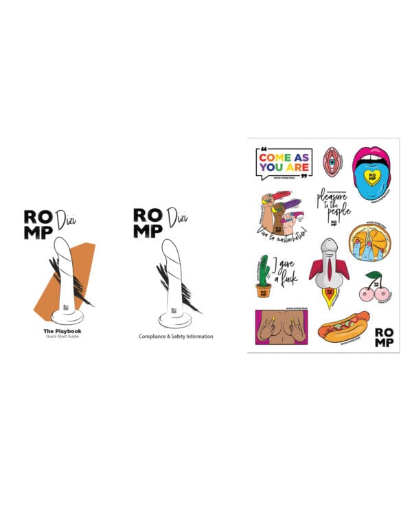 ROMP Dizi 3 Color Dildo - Pink - Image 4