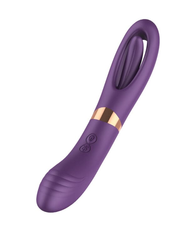Lisa Flicking G-Spot Vibrator - Purple - Image 2