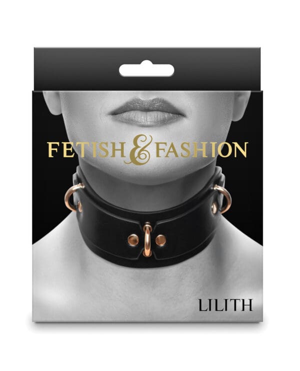 Fetish & Fashion Lilith Collar - Black - Image 2