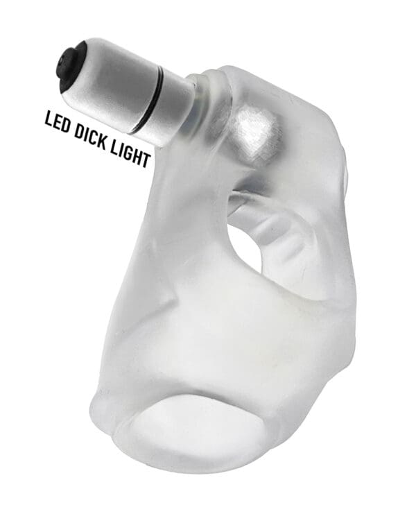 Oxballs Glowsling Cock Sling - LED Clear Ice - Image 2