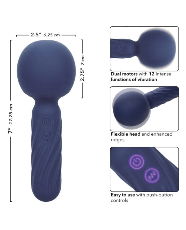 Charisma Seduction Massager - Blue - Image 3
