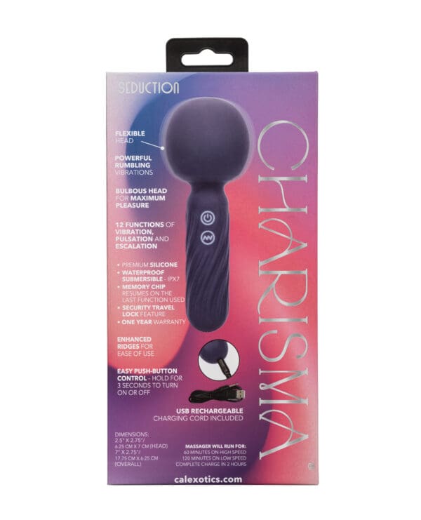 Charisma Seduction Massager - Blue - Image 4