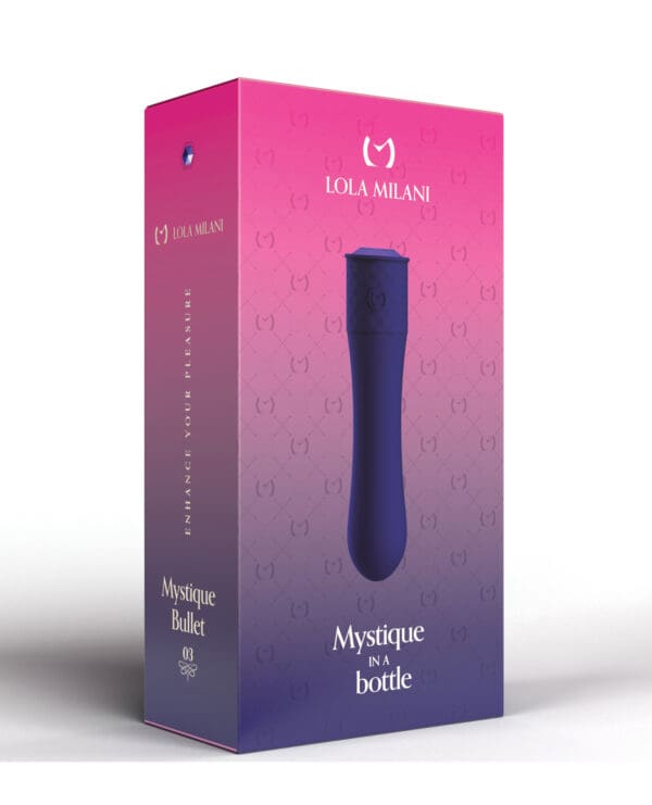 Lola Milani Mystique Bullet w/Pink Bottle  - Dark Purple - Image 5