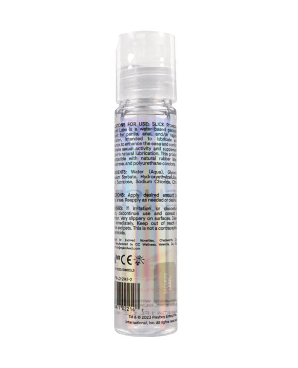 Playboy Pleasure Slick Lubricant -  1 oz Prosecco - Image 2