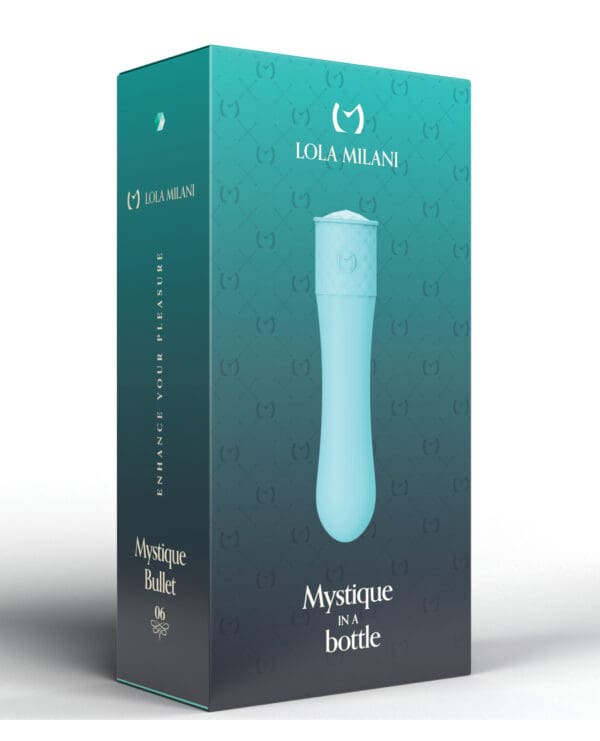 Lola Milani Mystique Bullet w/Emerald Bottle - Teal - Image 5