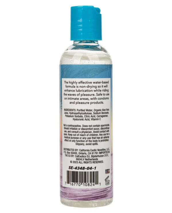 California Dreaming Water Based Ocean Mist Lubricant - 4 oz - Image 2