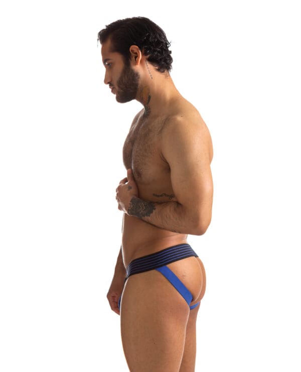 665 Rally Jockstrap - L Blue - Image 3
