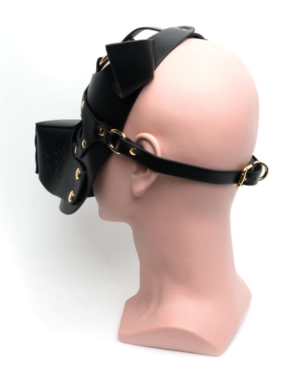 665 Bondage Pup Hood - O/S Black - Image 3