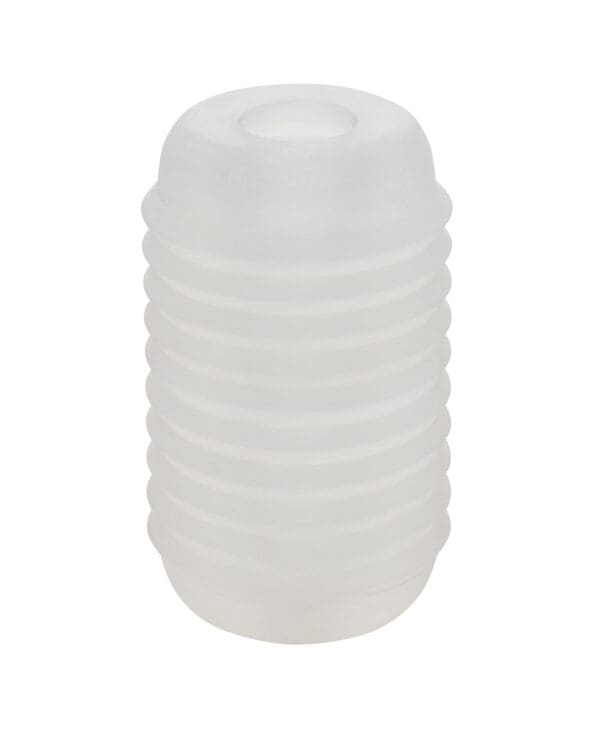 Pop Sock! Ribbed Masturbator - Clear - Image 2