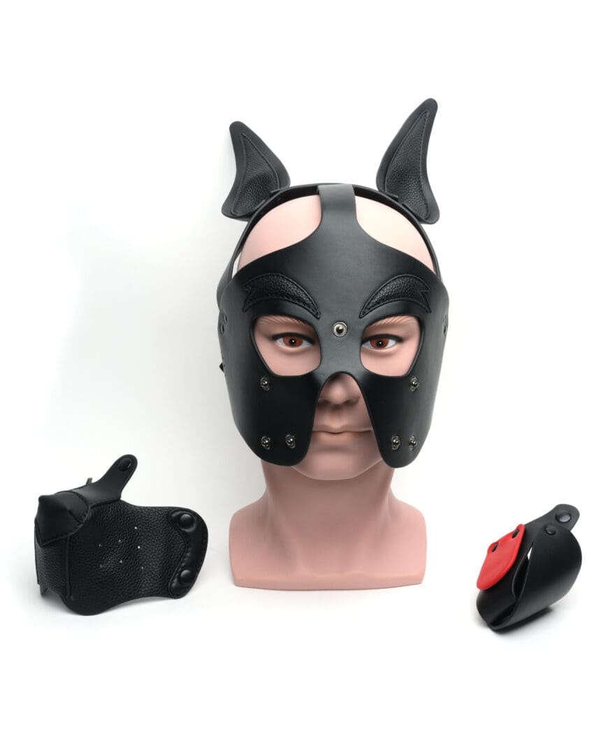 665 Playful Pup Hood - O/S Black - Image 4