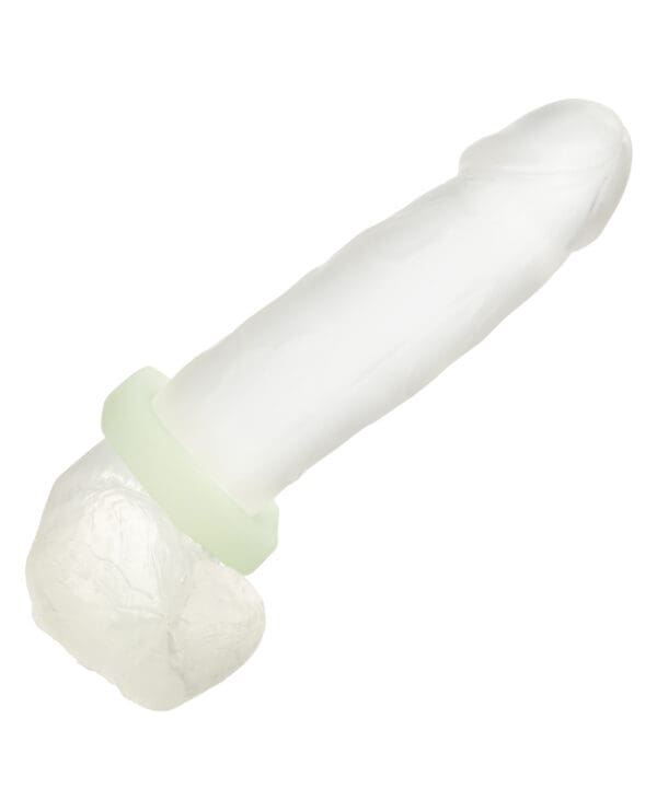 Alpha Liquid Silicone Glow in the Dark Prolong Sexagon Ring - Image 5