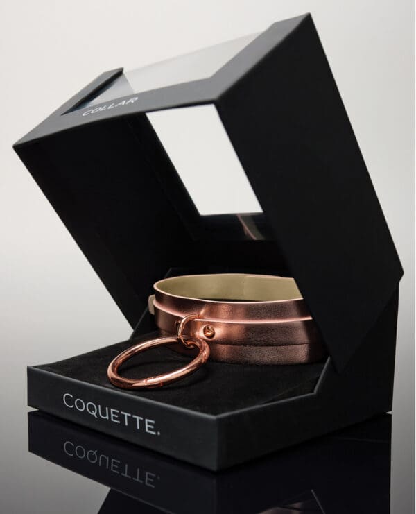 Pleasure Collection Adjustable Collar - Rose Gold - Image 4