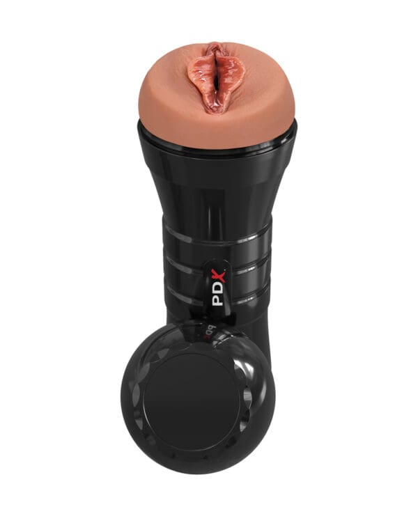 PDX Extreme Wet Pussies Super Luscious Lips XXL Stroker - Brown - Image 3