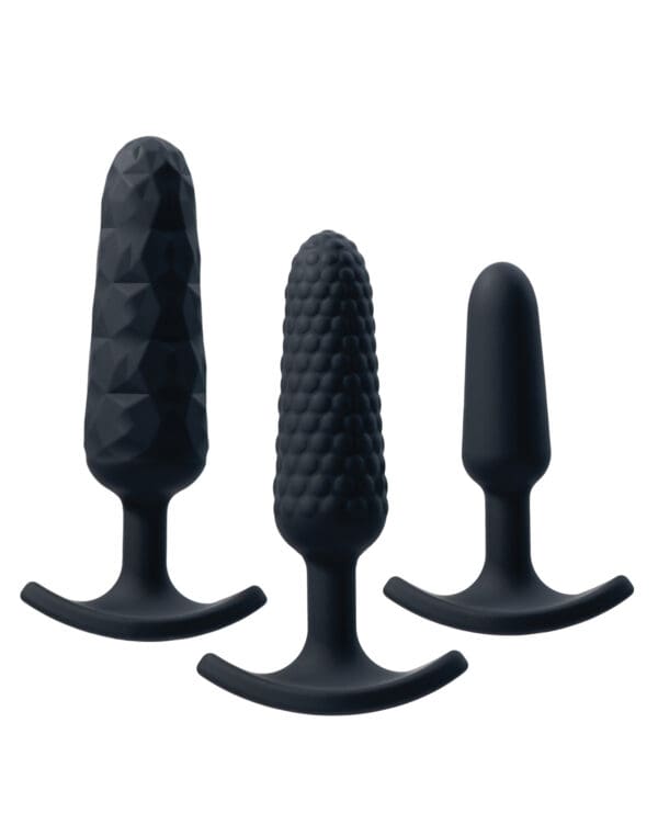 VeDO Trio Anal Plug Set - Black - Image 2