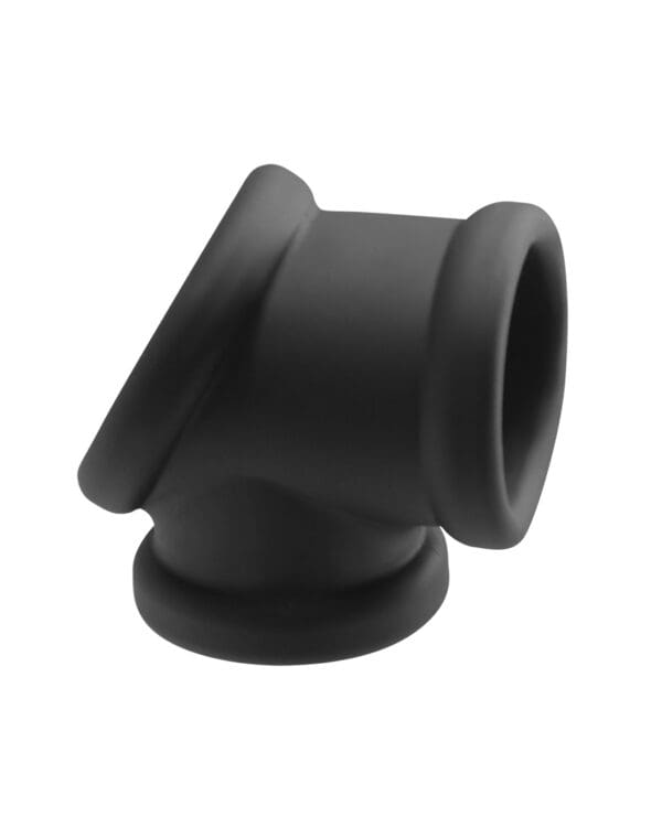 Renegade Piper Cock & Balls Ring - Black - Image 2