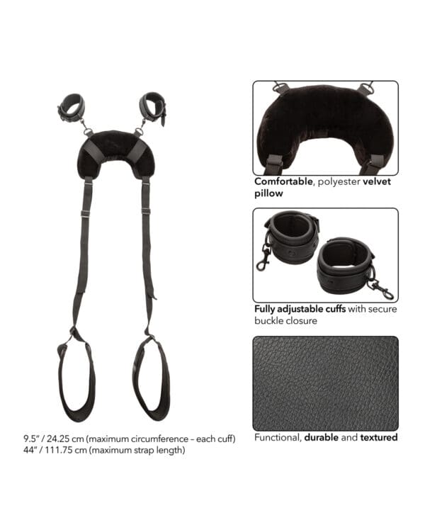 Nocturnal Collection Position Strap w/Pillow - Black - Image 3