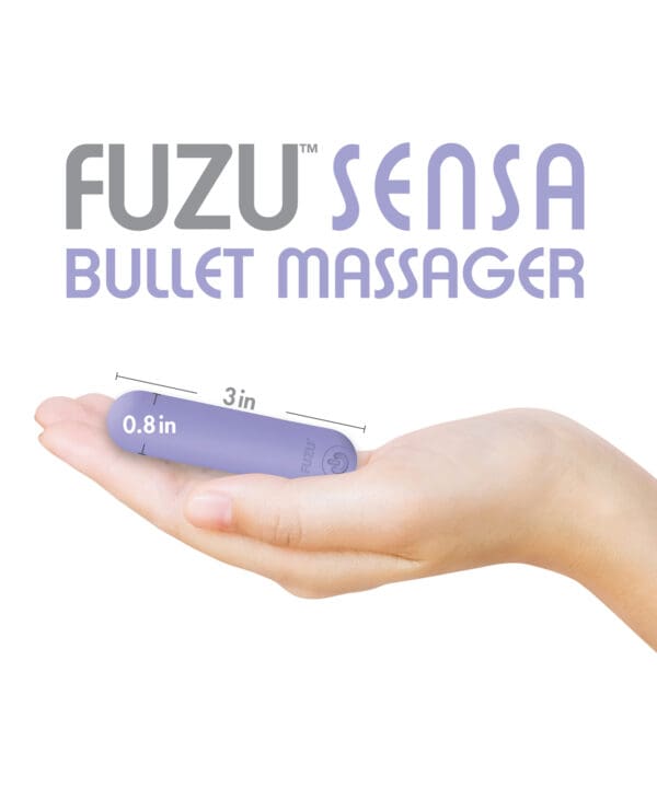 Fuzu Sensa Activated Rechargeable Bullet Massager - Pastel Purple - Image 2