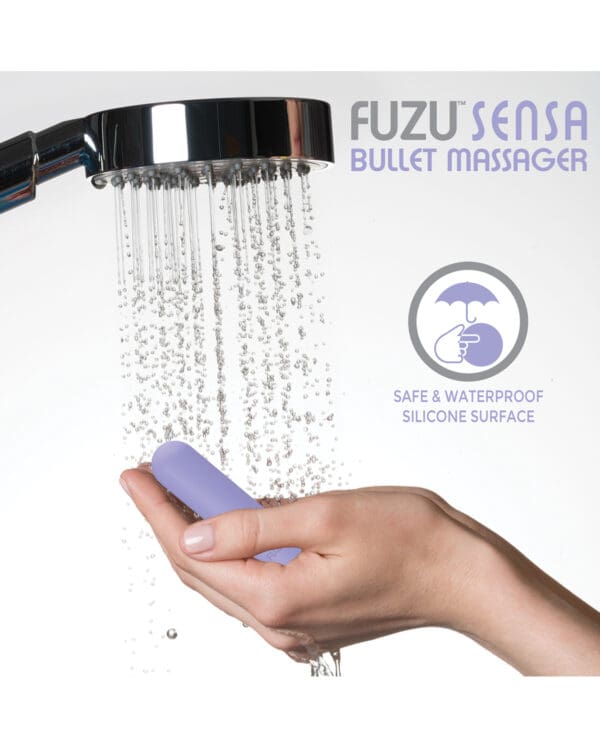 Fuzu Sensa Activated Rechargeable Bullet Massager - Pastel Purple - Image 5