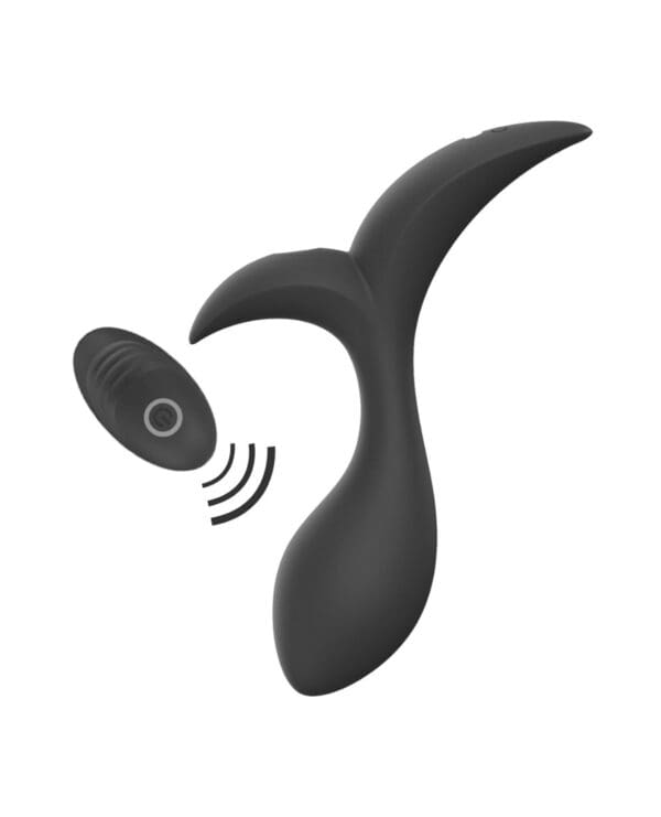 Pink Elephant Buzzy Bae Rechargeable Vibe w/Remote - Black - Image 2