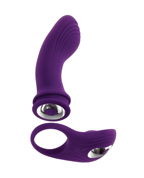 Playboy Pleasure Mix & Match Dual Vibrator - Purple - Image 4
