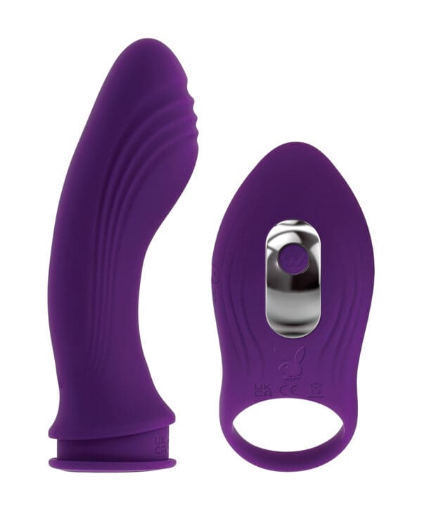 Playboy Pleasure Mix & Match Dual Vibrator - Purple - Image 5