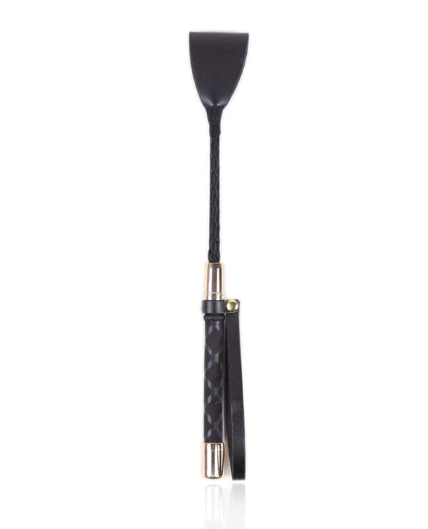 Plesur 12" Riding Crop - Black - Image 2
