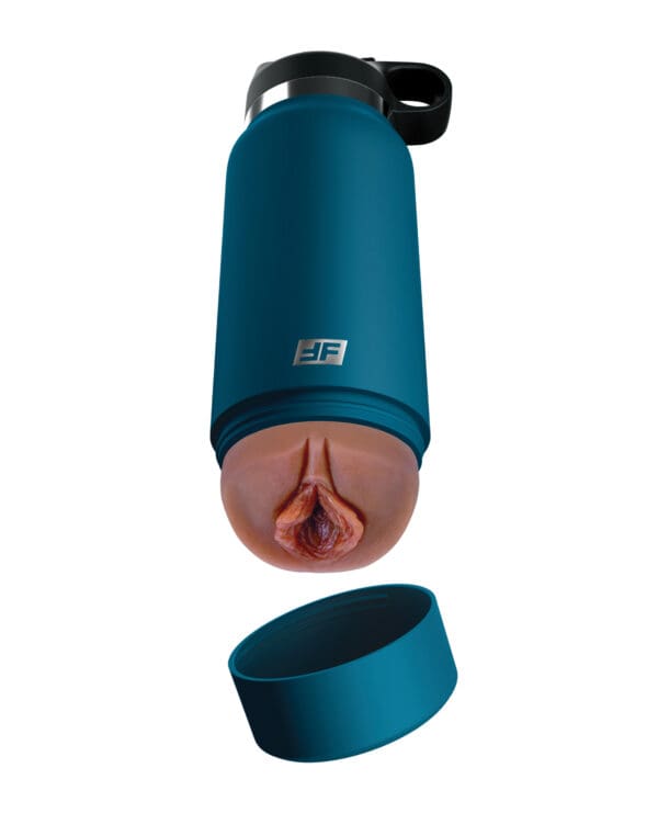 PDX Plus Fuck Flask Private Pleaser Stroker - Brown/Blue - Image 2