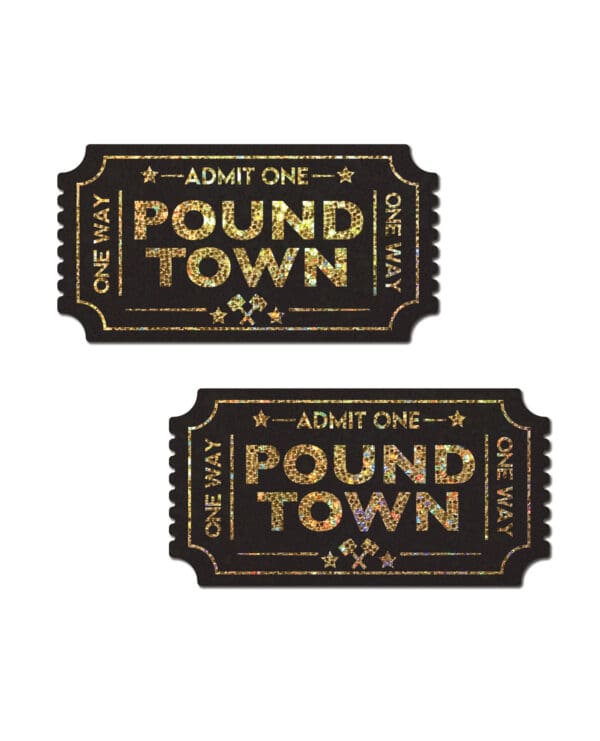Pastease Premium Pound Town Glitter - Black O/S - Image 2