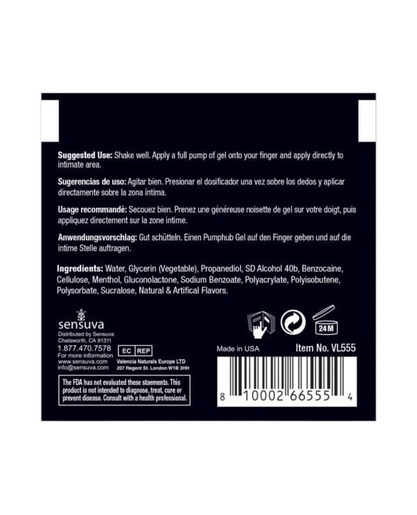Happy Hiney Anal Comfort Gel - 6 ml Single Use Packet - Image 2