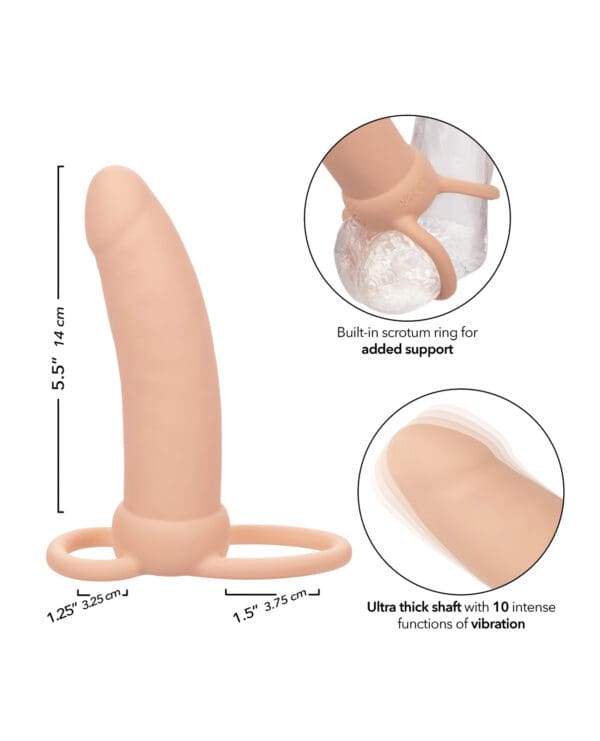 Performance Maxx Rechargeable Thick Dual Penetrator - Ivory - Image 5